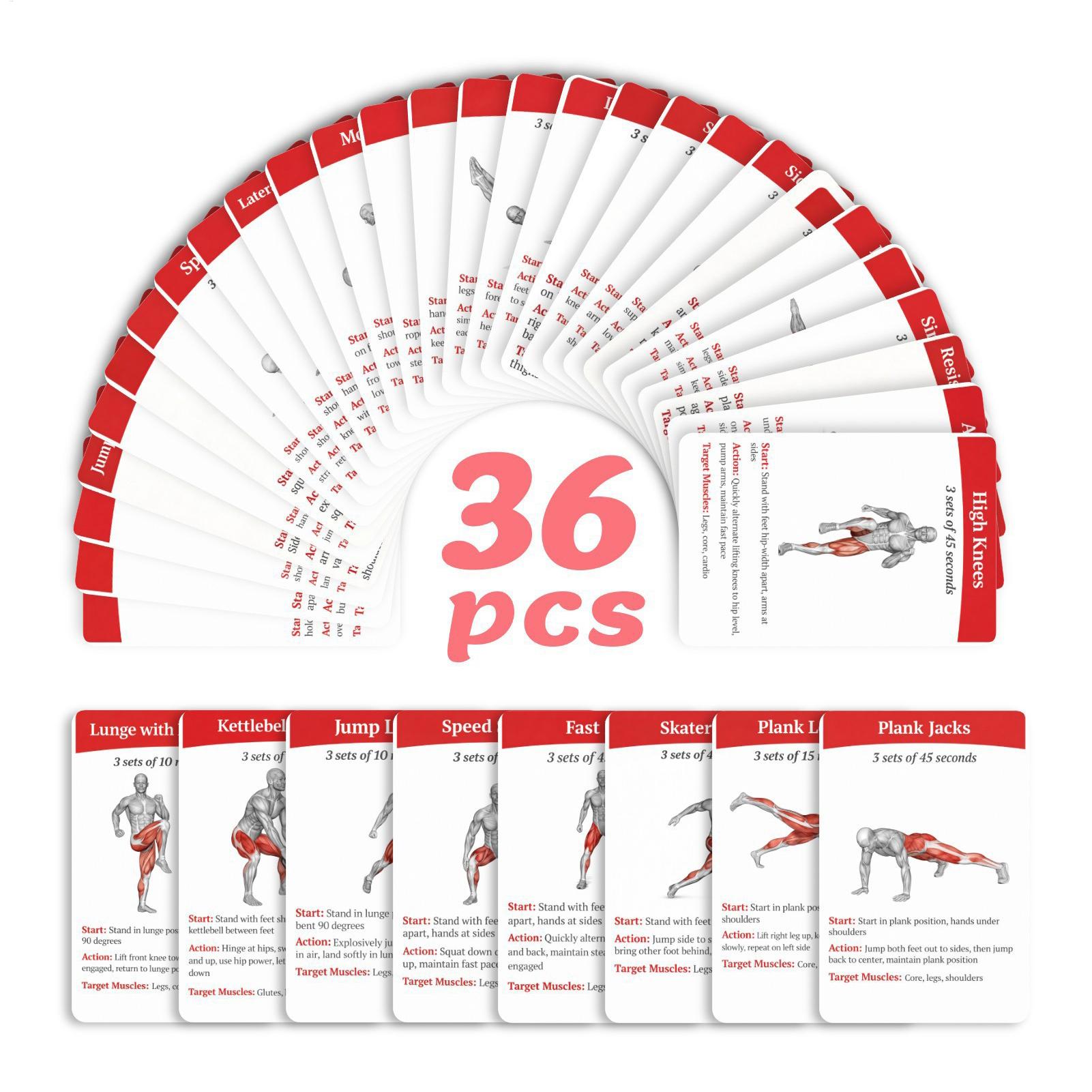 Cartes d'entraînement, jeu de  - Home Gym Kit For Men avis et prix