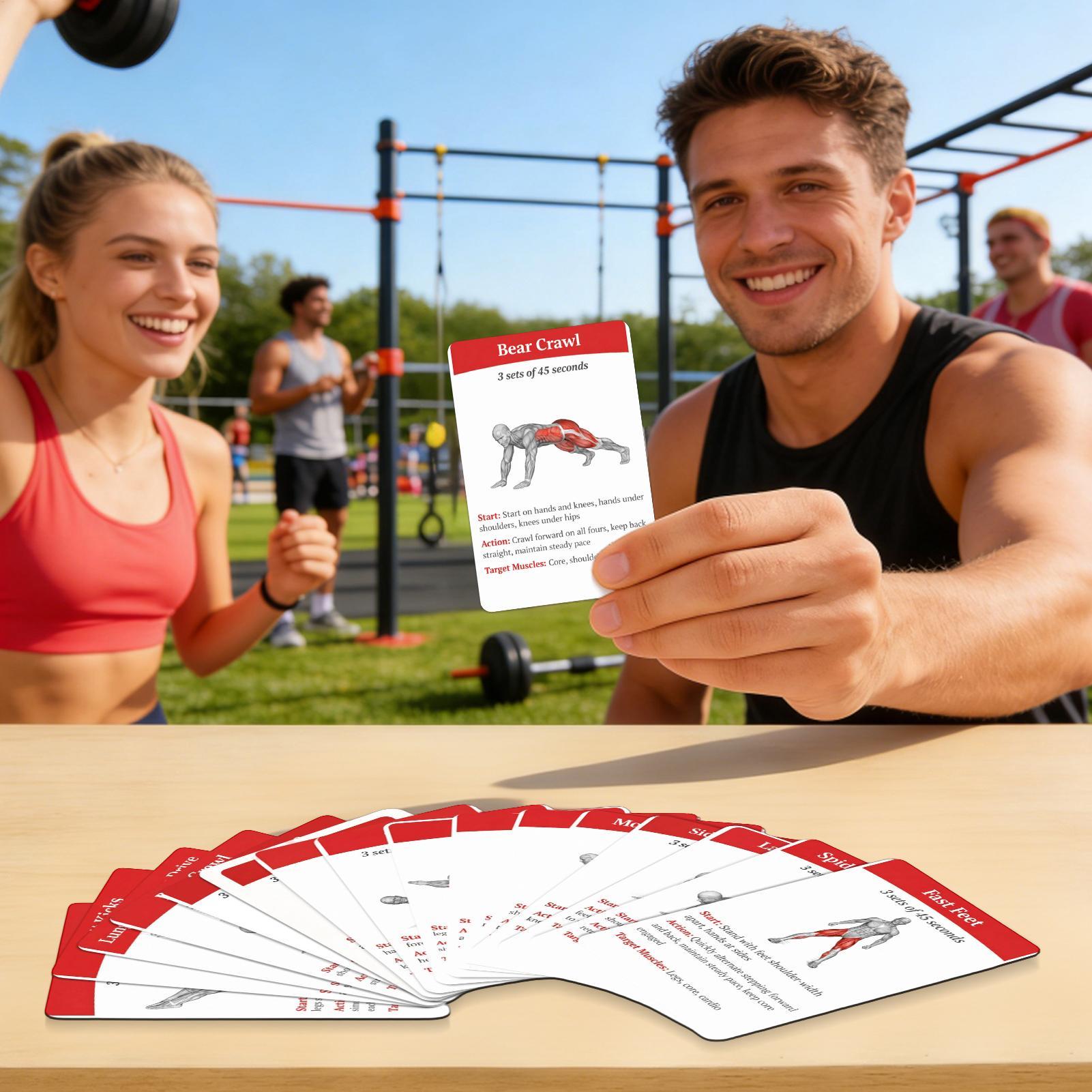 Cartes d'entraînement, jeu de  - Home Gym Kit For Men avis et prix