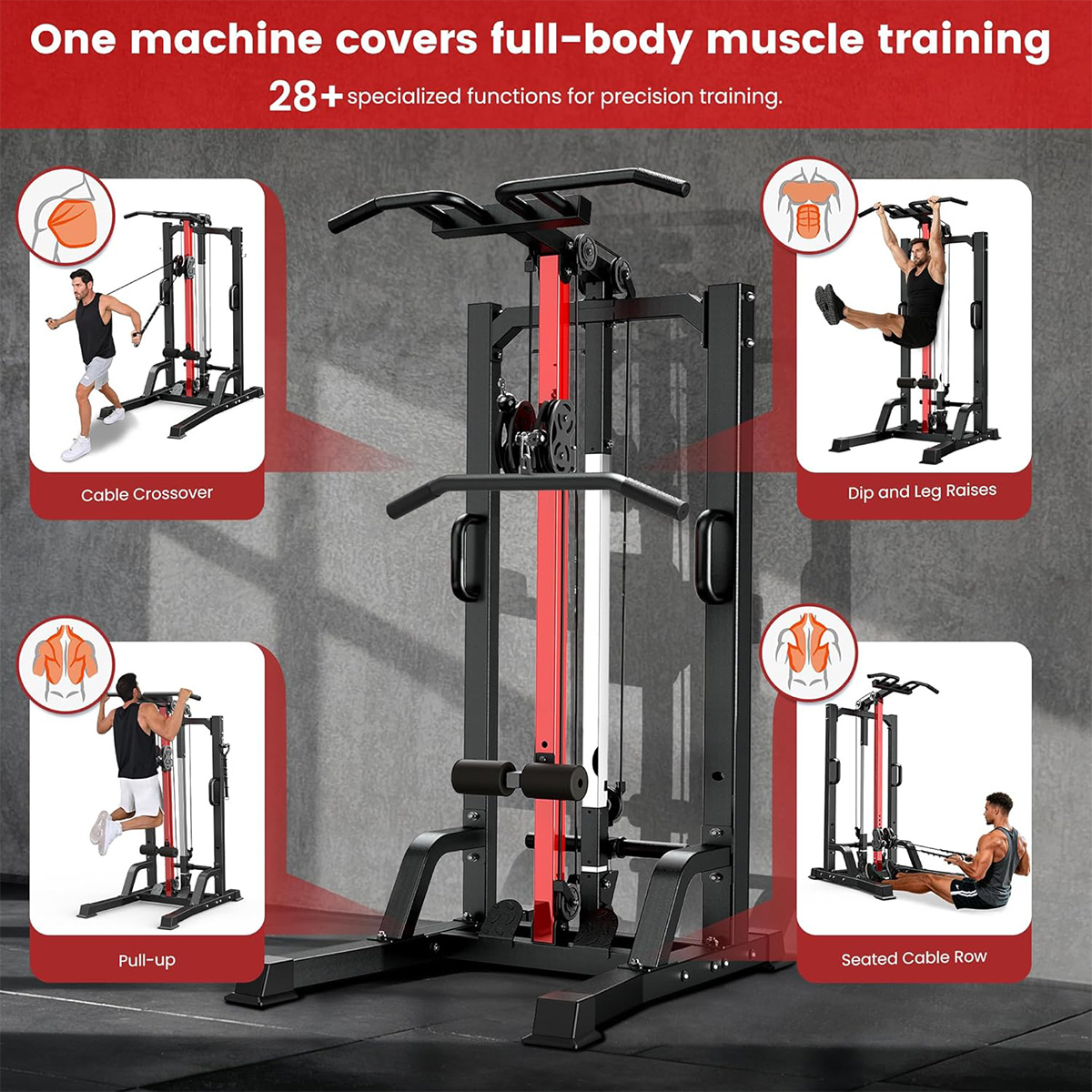 Machine de musculation Pooboo  - Home Gym Workout Equipment avis et prix