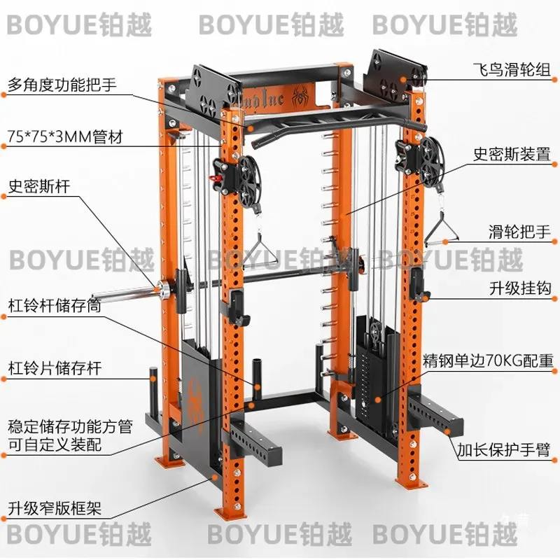 Rack de Squat Multifonctionnel - Home Gym Rack With Cables avis et prix