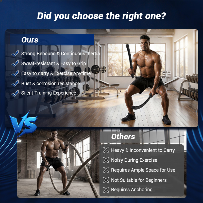 Corde de combat sans fil UMAY, - Home Gym Full Body avis et prix