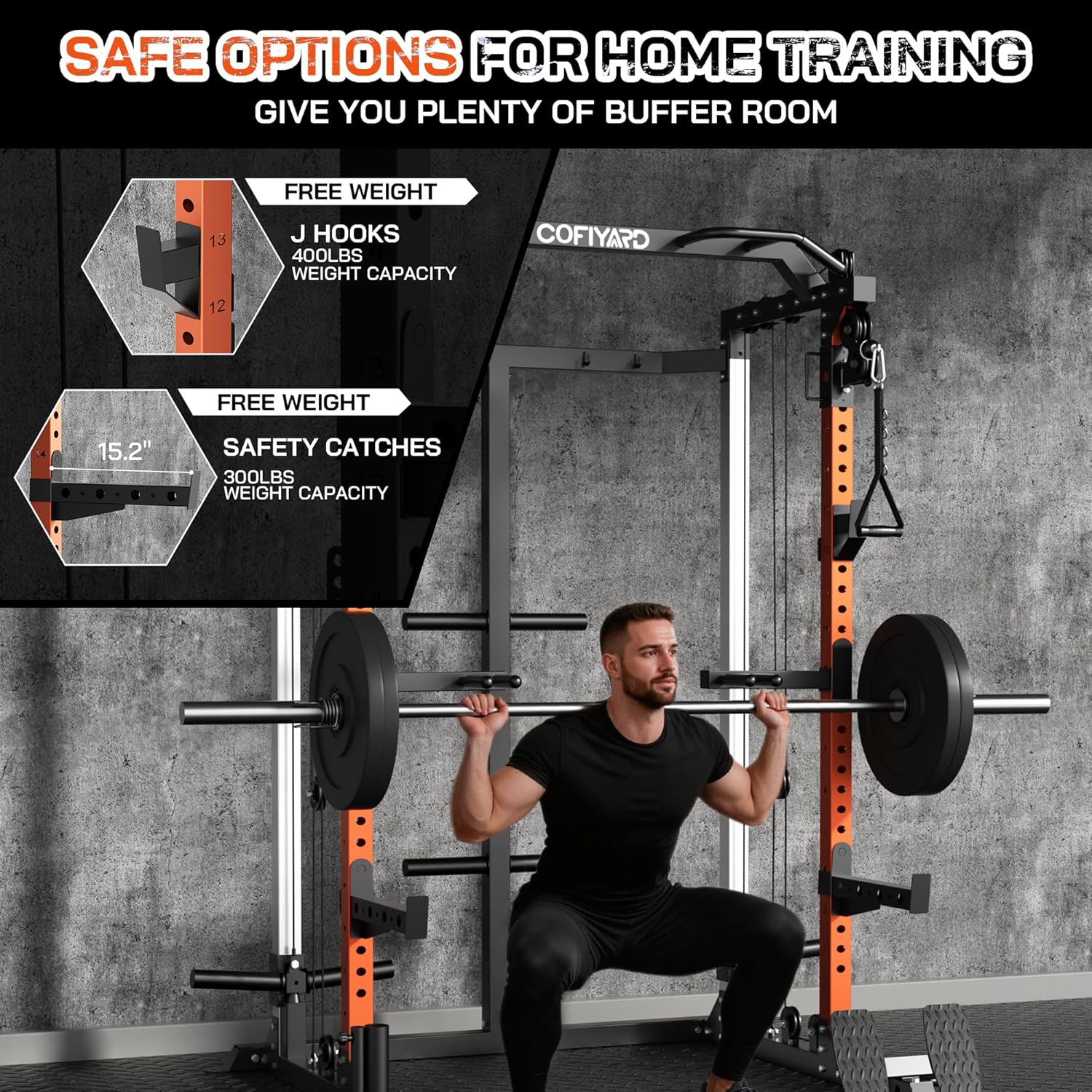 Cage de musculation, Rack de m - Home Gym Rack With Cables avis et prix