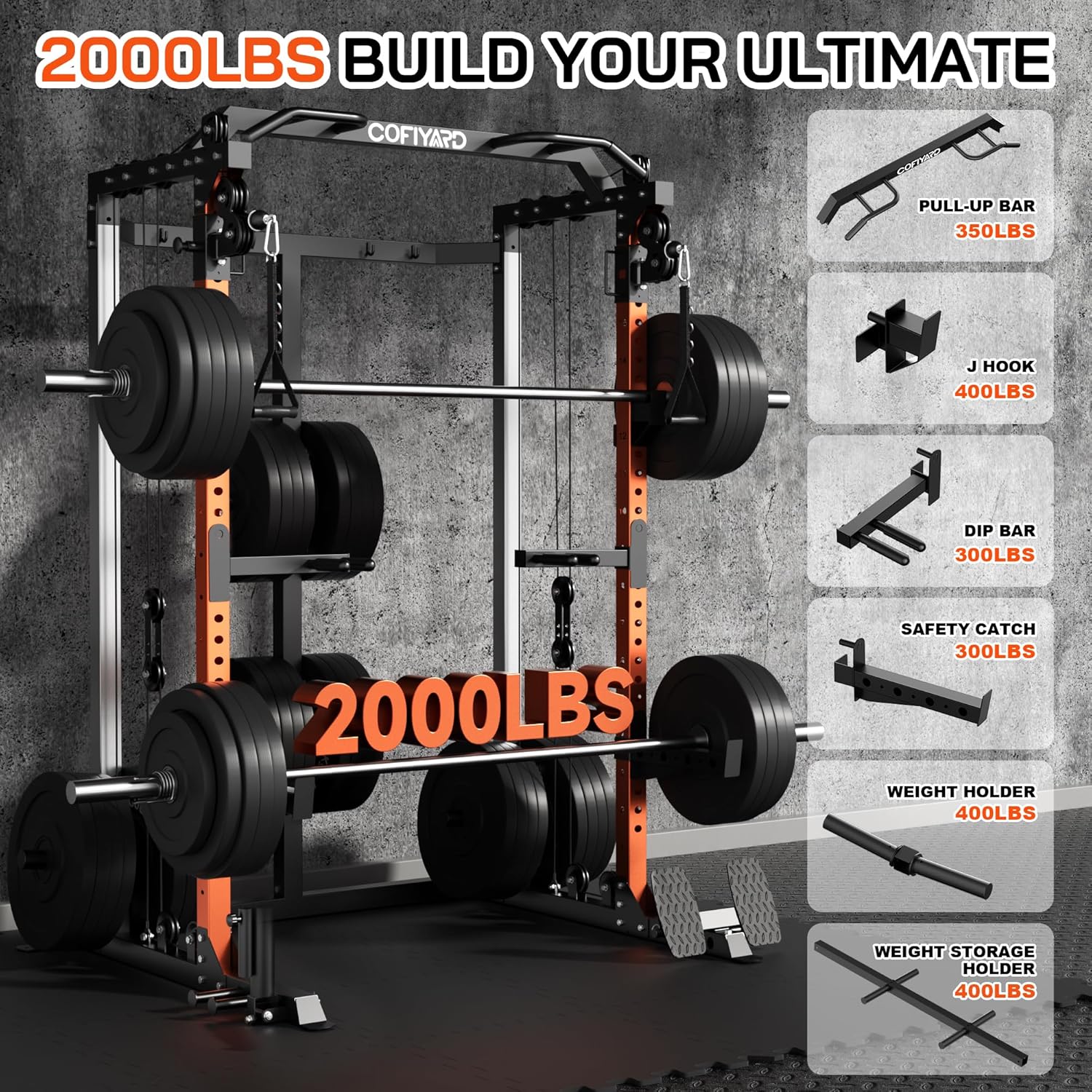 Cage de musculation, Rack de m - Home Gym Rack With Cables avis et prix