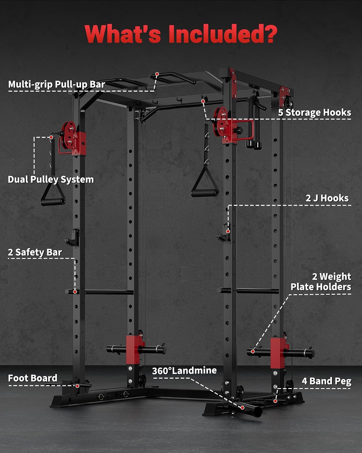 Rack de musculation multifonct - Home Gym Rack With Cables avis et prix