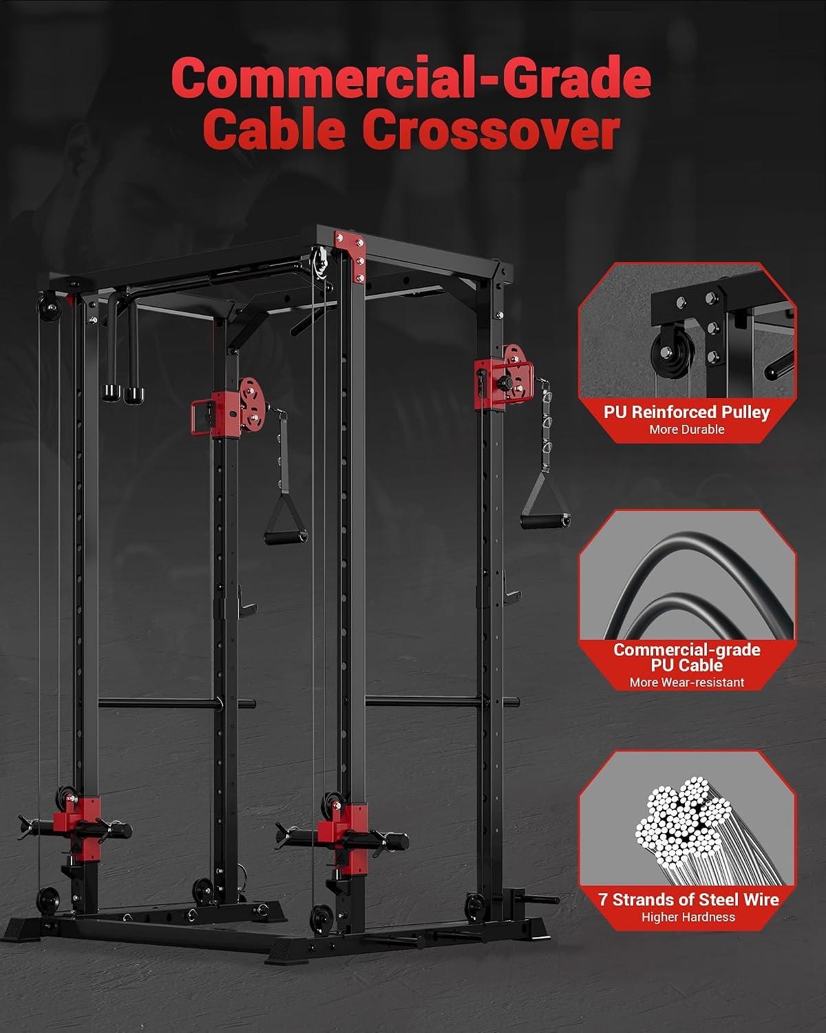 Rack de musculation multifonct - Home Gym Rack With Cables avis et prix