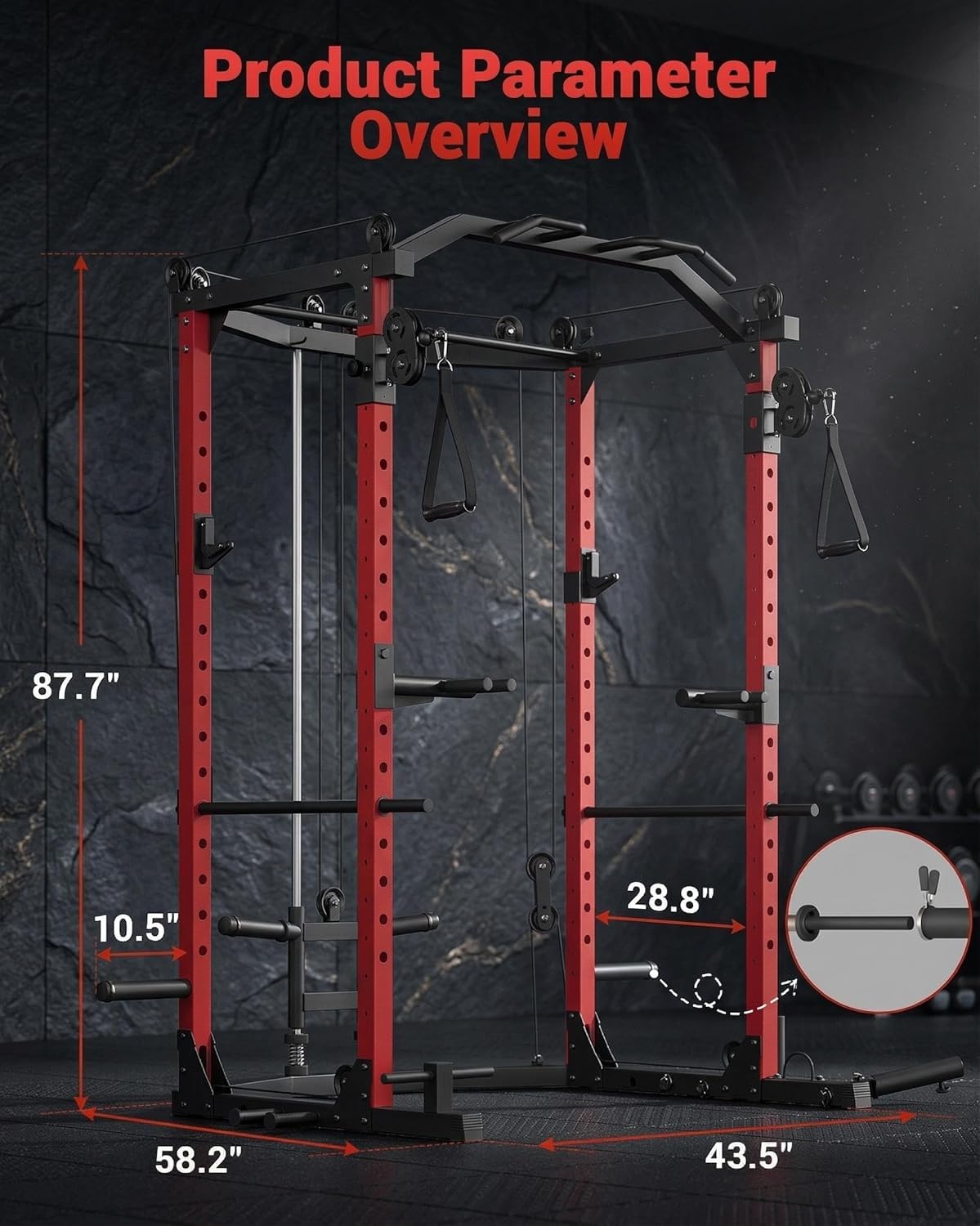 Power Cage, Racks de musculati - Home Gym Rack With Cables avis et prix