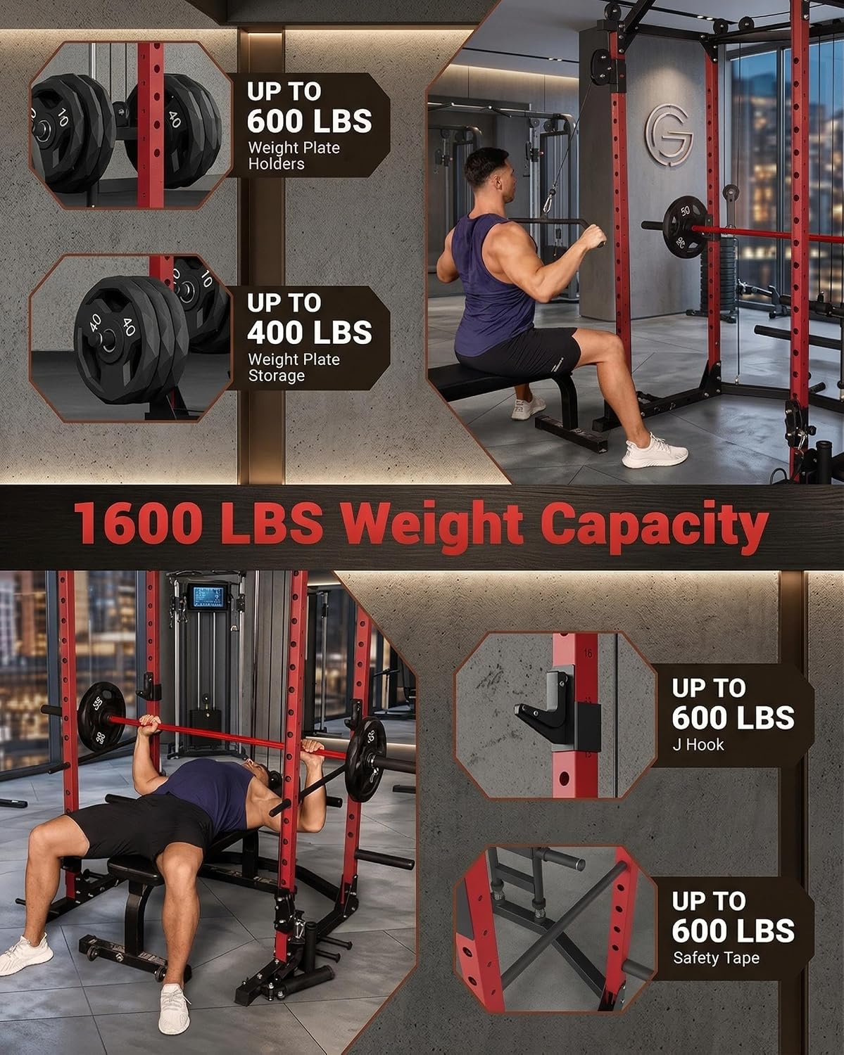 Power Cage, Racks de musculati - Home Gym Rack With Cables avis et prix