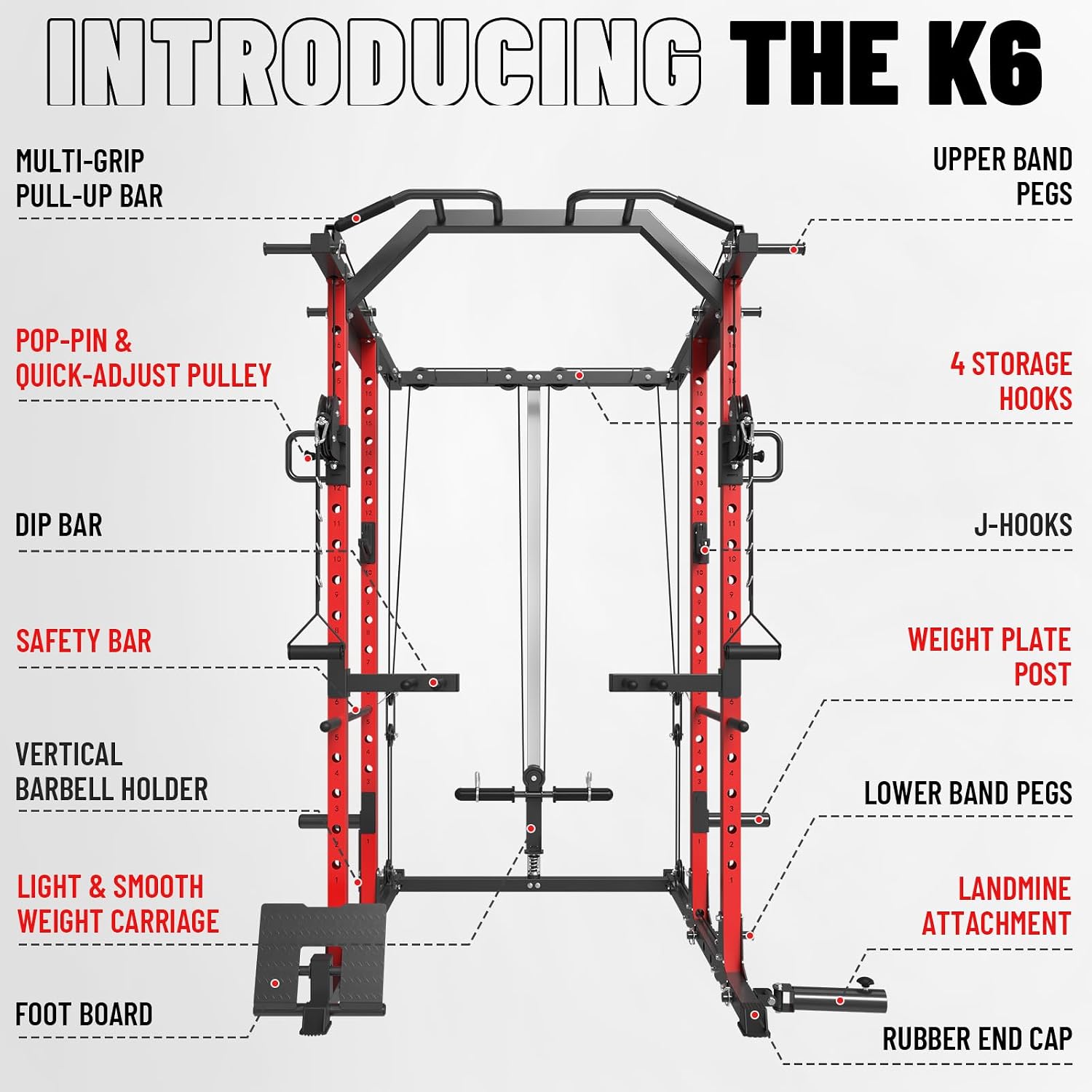 Cage de musculation avec systè - Home Gym Rack With Cables avis et prix